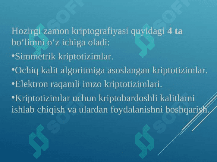 Sodda shifrlash algoritmlari 4