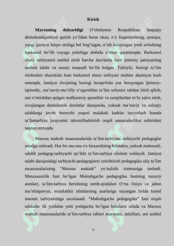 Maxsus maktablarda o‘quv tarbiya faoliyatining metodik ta’minoti 2
