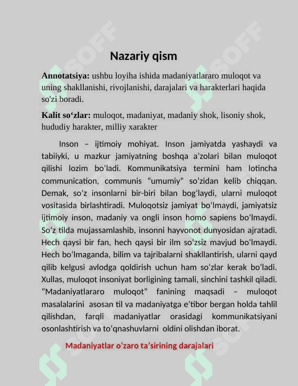 Madaniyatlararo muloqot turlari 4