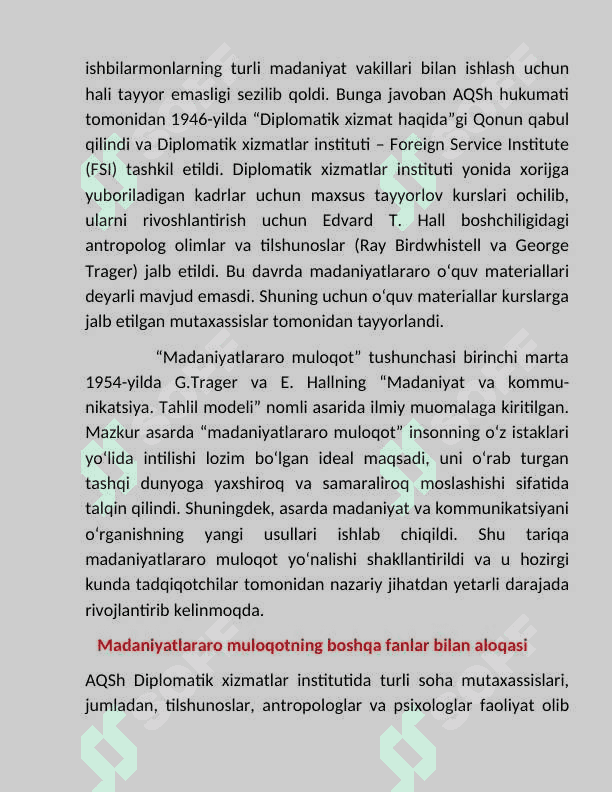 Madaniyatlararo muloqot turlari 6