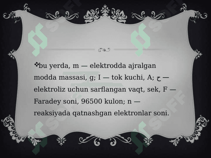 Elektrolitik ajatish va konsentrlash 4