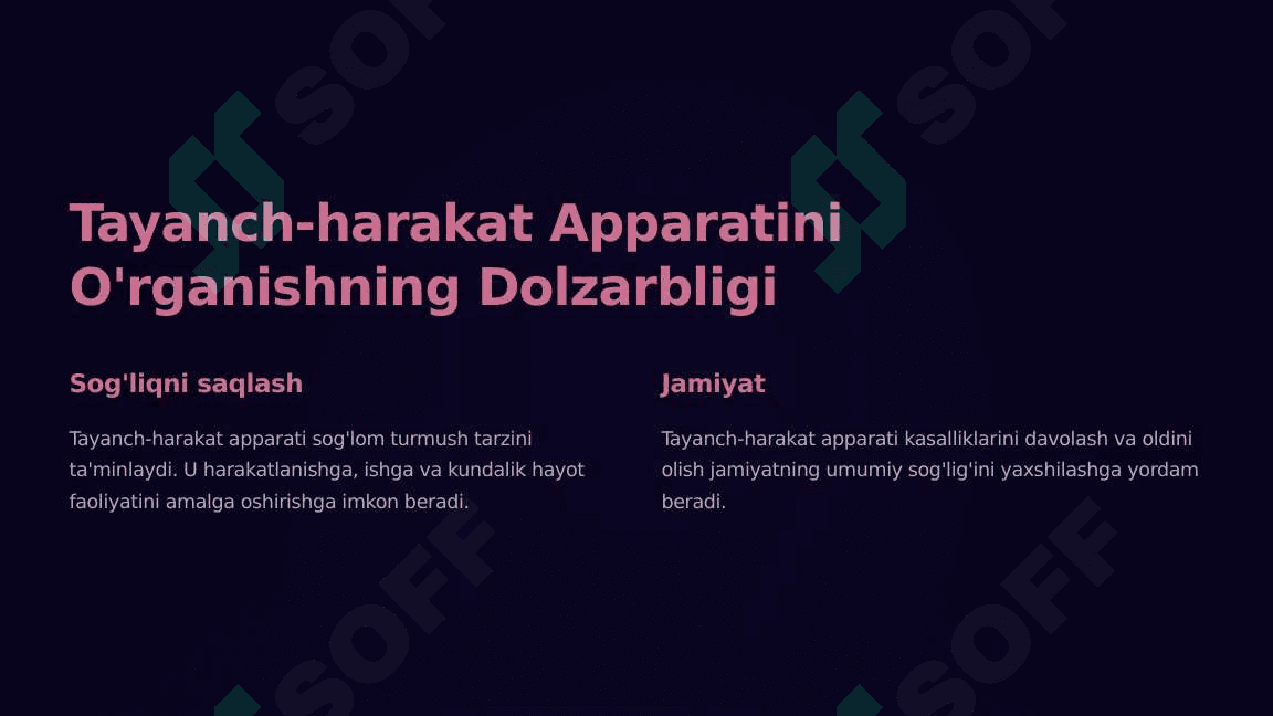 Tayanch-harakat apparatini rivojlanishini o'rganishda O'zbekiston olimlarining xizmatlari 3