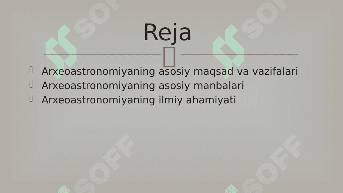 ARXEASTRONOMIYA YORDAMCHI TARIX FANI 2