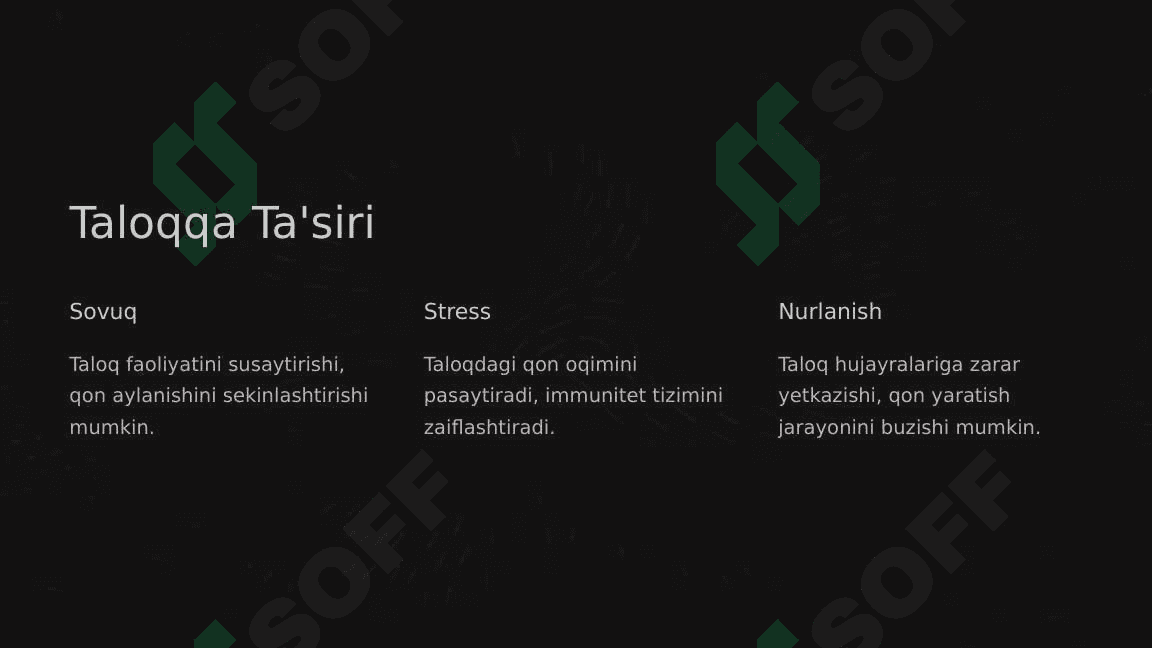 Taloq, ichak va jigar tashqi muhit omillarining ta'siri 7