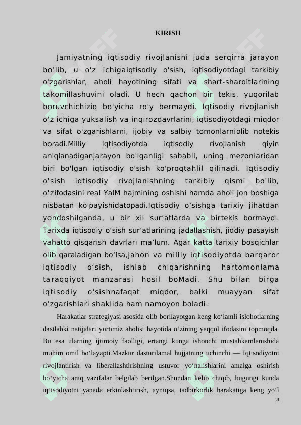Iqtisodiy o`sish ijtimoiy taraqqiyot omili sifatida 3