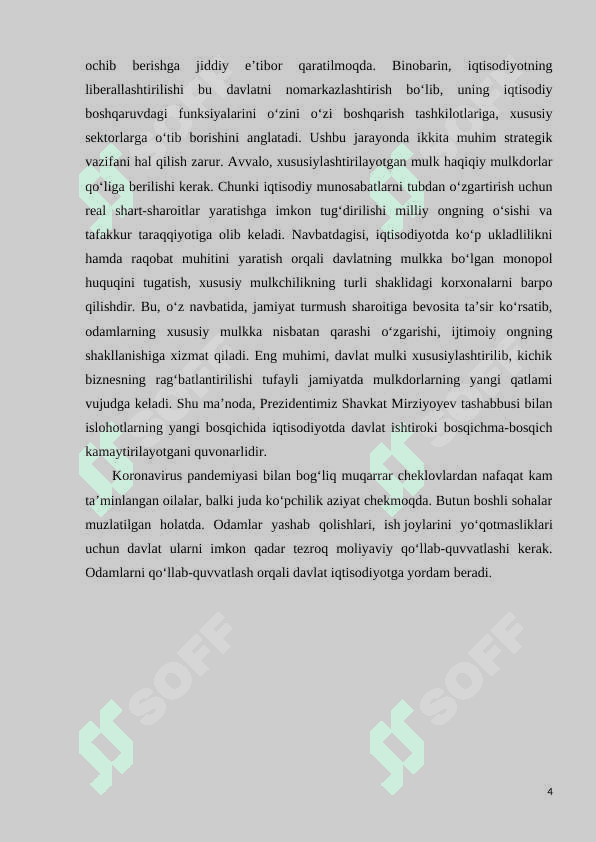Iqtisodiy o`sish ijtimoiy taraqqiyot omili sifatida 4