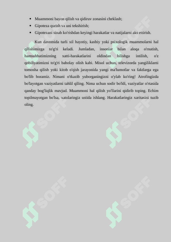 Mantiqiy to'g'ri fikrlash va huquqiy asoslashning yurist faoliyatidagi roli 6