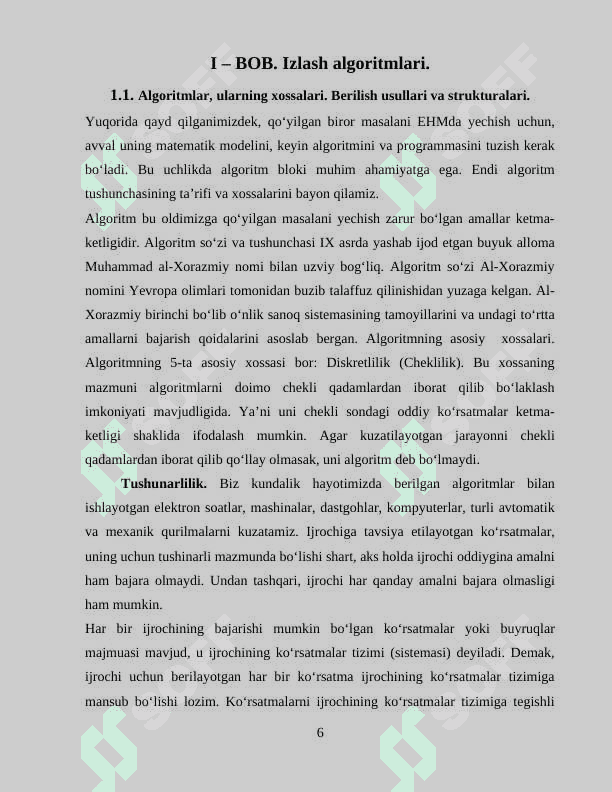 TASHQI IZLASH MASALALARI 6