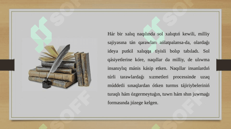 Qaraqalpaq xalıq naqıl-maqallarınıń tárbiyalıq áhmiyeti 4