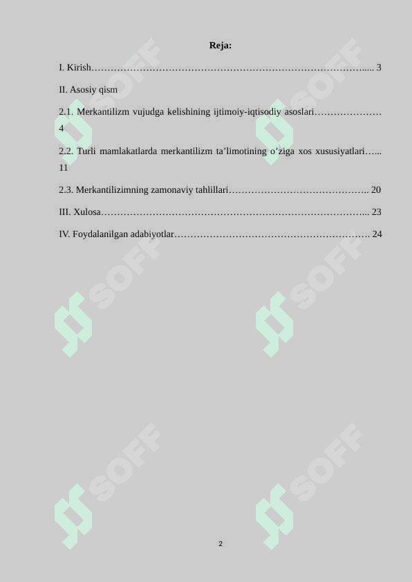Merkantilizmdagi iqtisodiy qarashlar zamonaviy tahlil va amaliyot 2