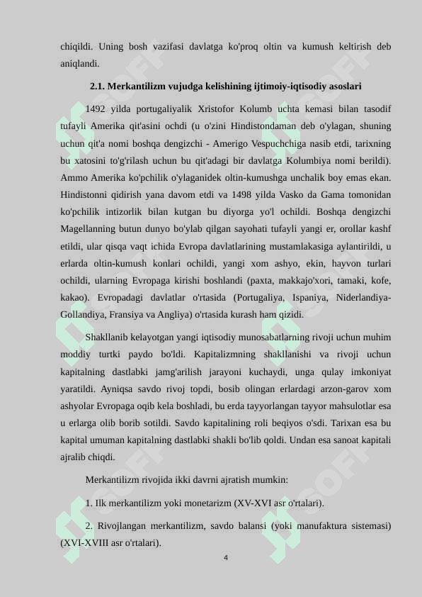 Merkantilizmdagi iqtisodiy qarashlar zamonaviy tahlil va amaliyot 4