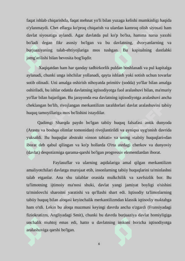 Merkantilizmdagi iqtisodiy qarashlar zamonaviy tahlil va amaliyot 6