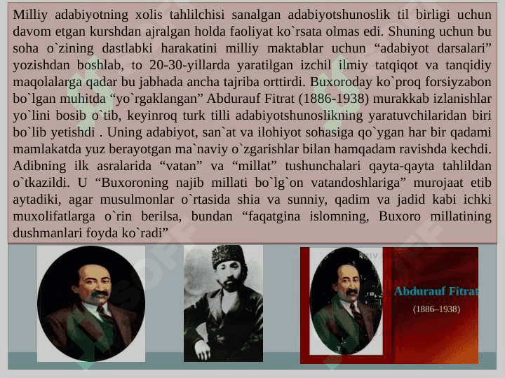 O‘zbek adabiyotshunoslari va ularning fan rivojida tutgan o'rni 3