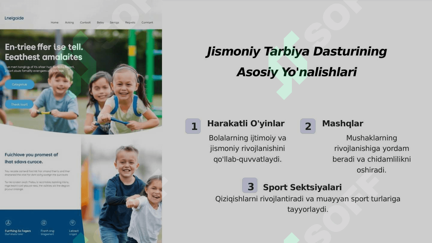 Maktabgacha Ta'lim Tashkilotlarida Jismoniy Tarbiya 3