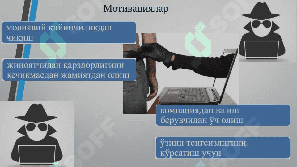 Kiberjinoyatlar, kiberqonunlar va kiberetika 4