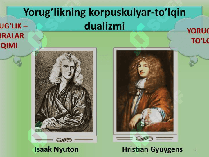 Yorug'likning elektromagnit to'lqin tabiati. 2