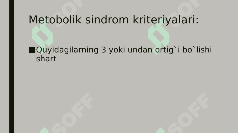 Metabolitik sindromi ppt 4