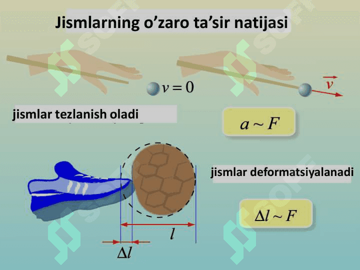 Moddiy nuqtadinomikasi. Qattiq jismning aylanma harakat dinomikasi 7