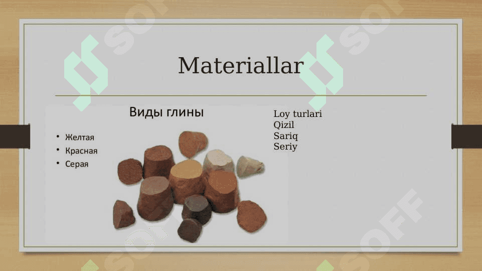Loy ishida qo‘llaniladigan usullar 3