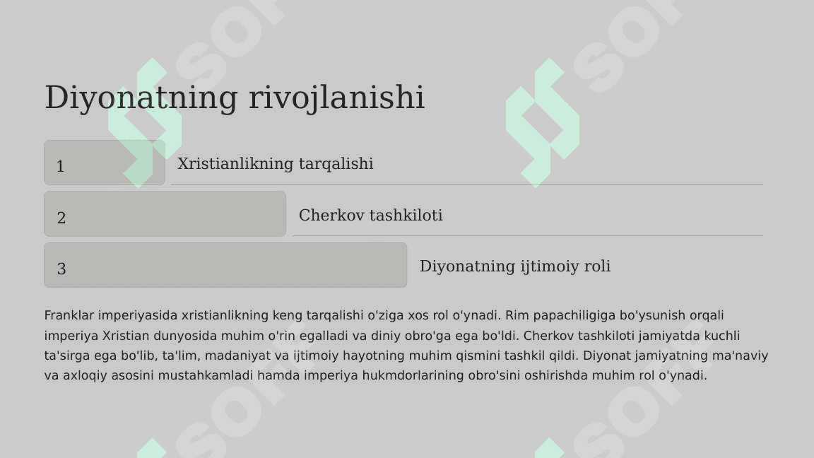 Franklar imperiyasi 3