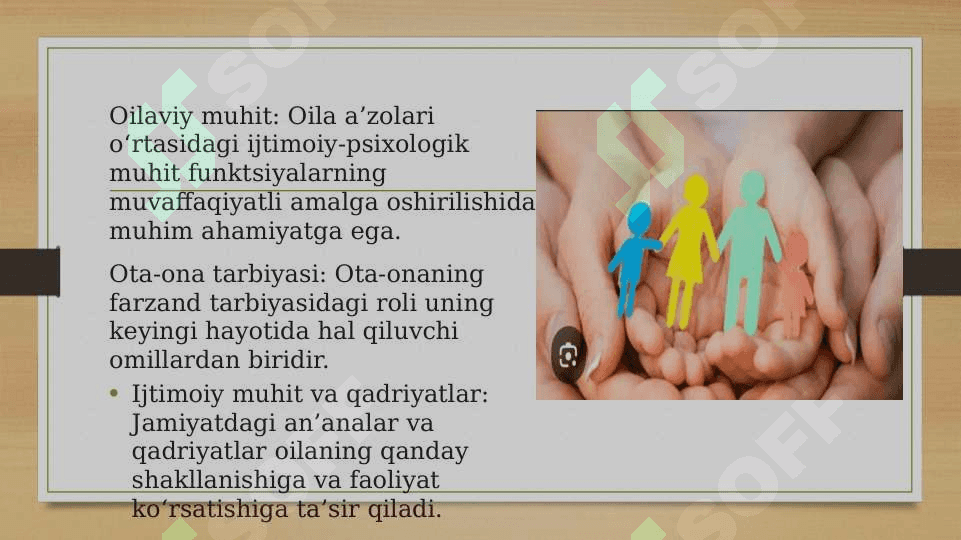 Oila va uning asosiy funksiyalarini shakllantirish 3