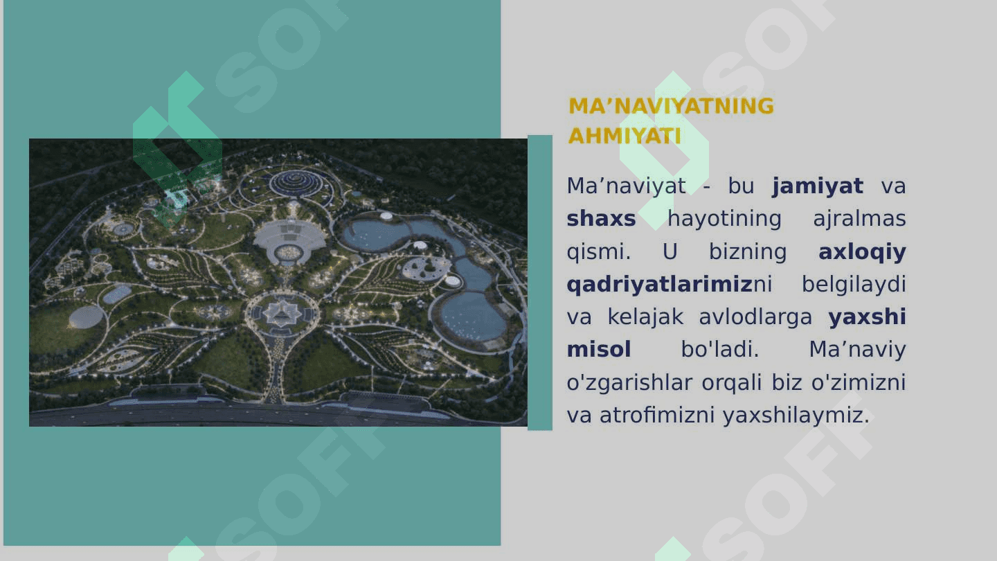 Yangi Oʻzbekistonda amalga oshirilayotgan maʼnaviy oʻzgarishlar 3