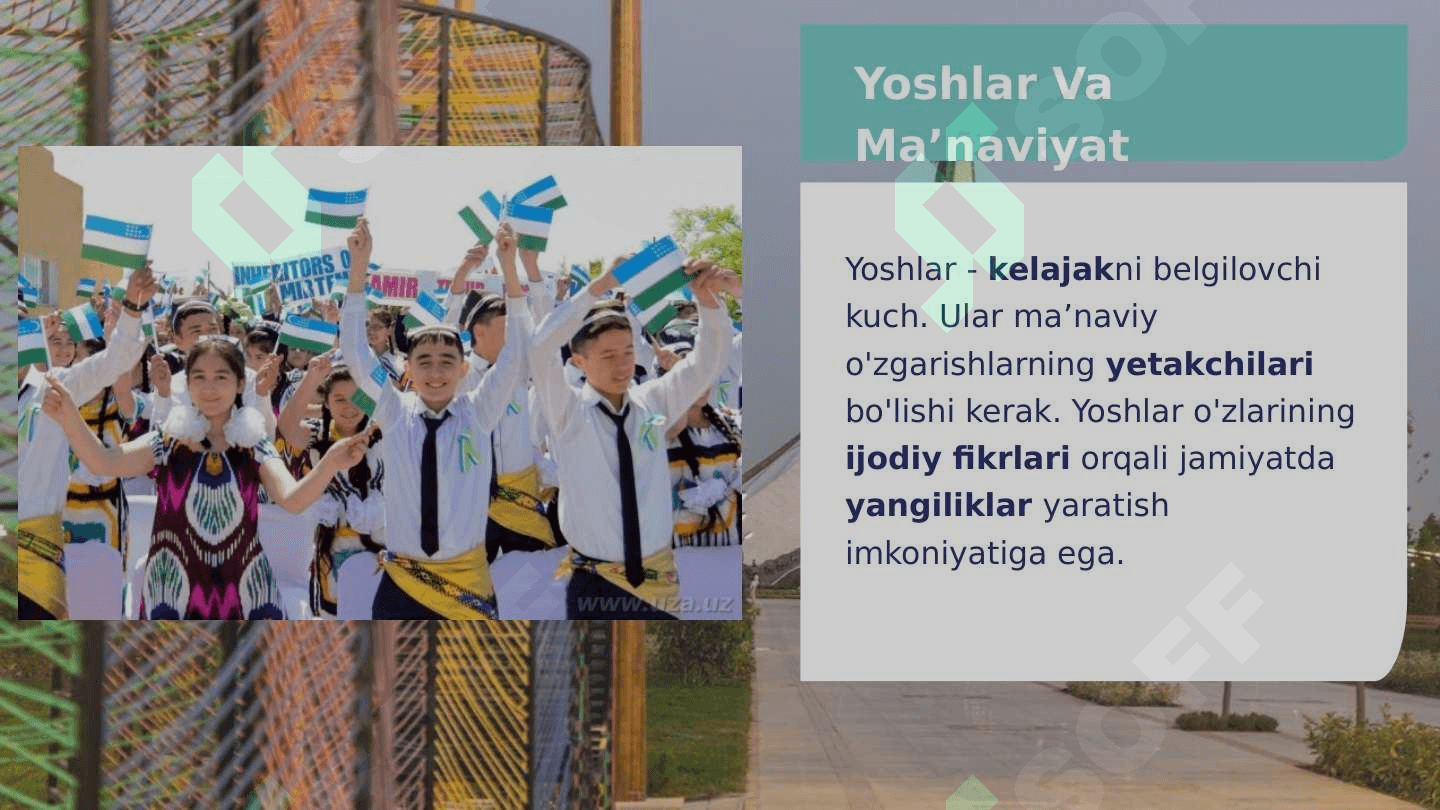 Yangi Oʻzbekistonda amalga oshirilayotgan maʼnaviy oʻzgarishlar 4