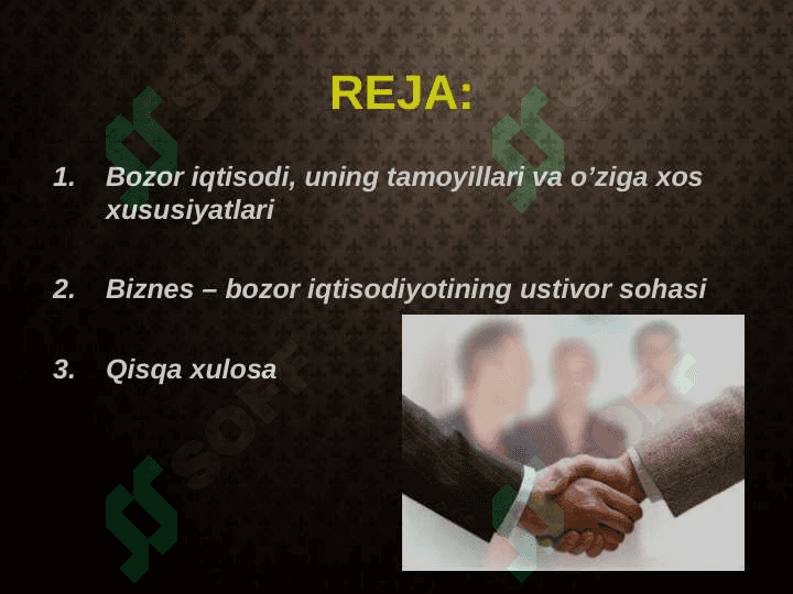 Biznes jarayonlarining ichki va tashqi muhiti 2