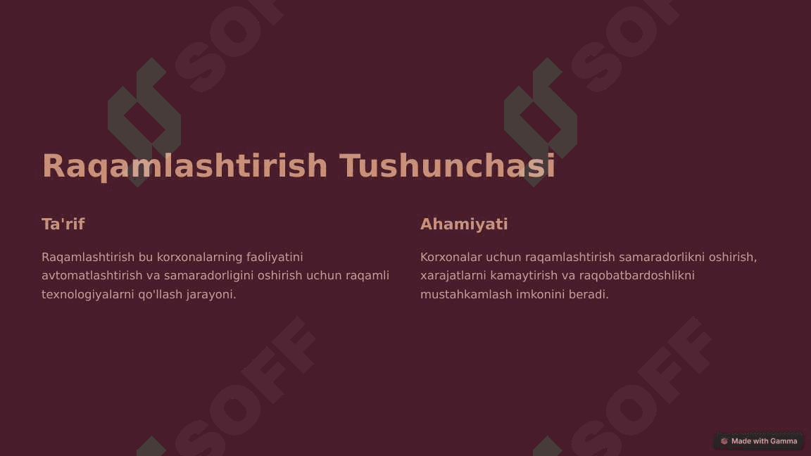 Korxonalar Boshqaruvini Raqamli Texnologiyalar Yordamida Yangilash 2