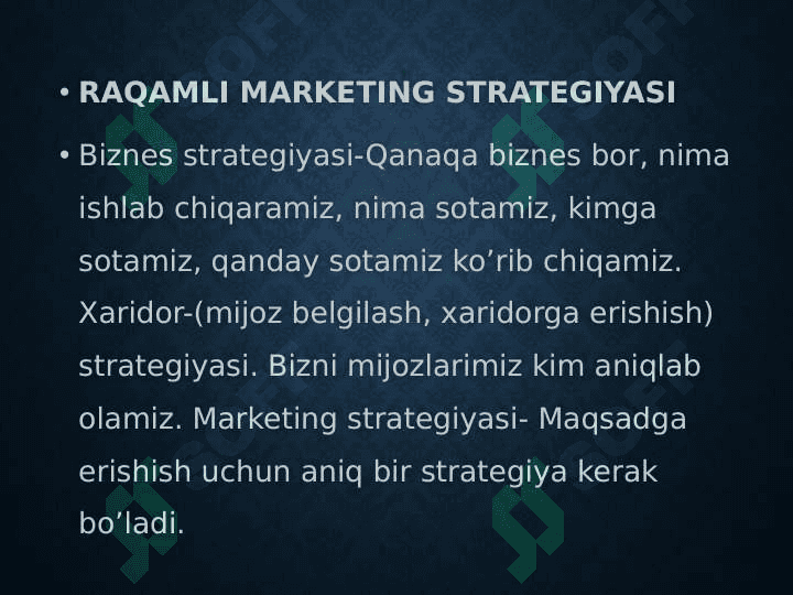 Raqamli marketing va sotuv strategiyalarini tahlil qilish 3