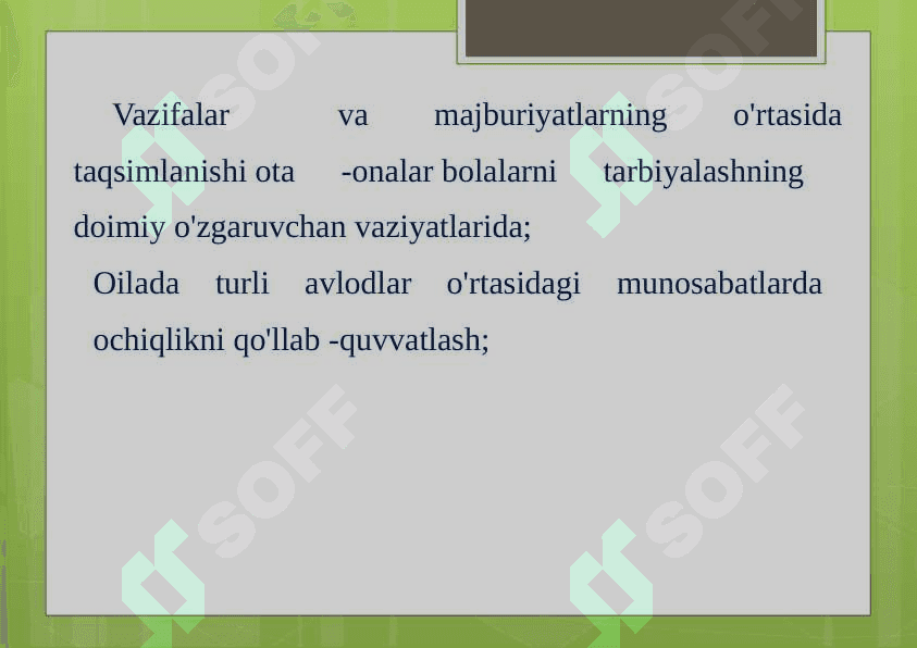 MAKTABGACHA TA'LIM TASHKILOTLARIDA OTA ONALAR BILAN HAMKORLIK ISHLARIDA ZAMONAVIY TENDENSIYALAR 4