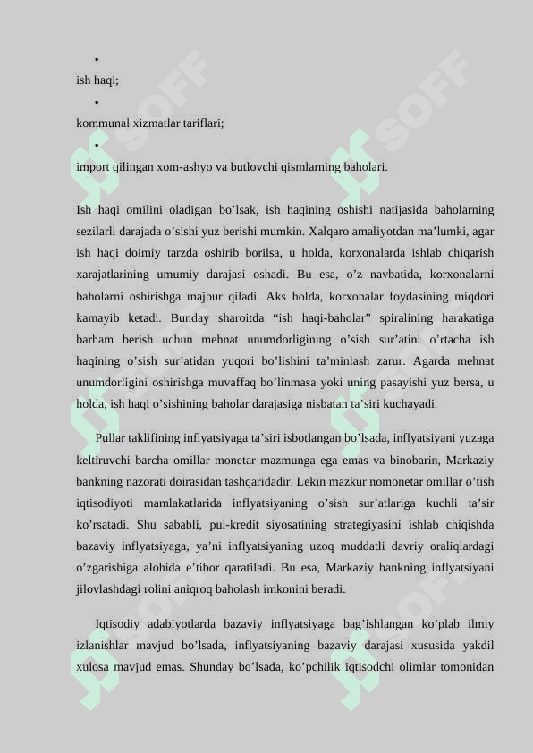 Inflyatsiyaning yuzaga kelish sabablari va rivojlanish omillari 8