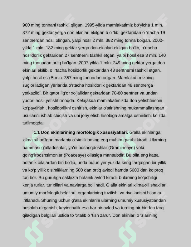 Don va don mahsulotlari mustaqil ish 6