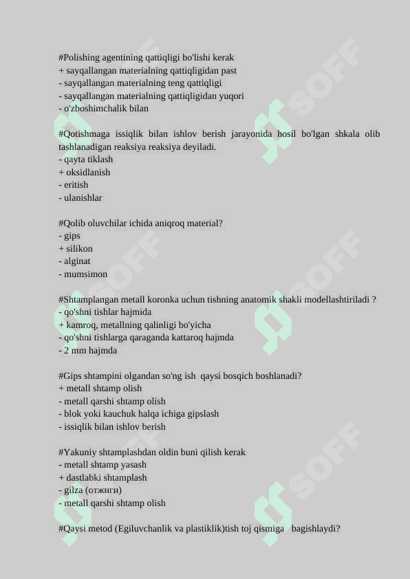 Ortopediya fanidan yakuniy savollari javoblari 6