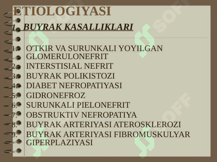 Arterial gipertenziya sindromida dori vositalarini ratsional qo’llash. 3