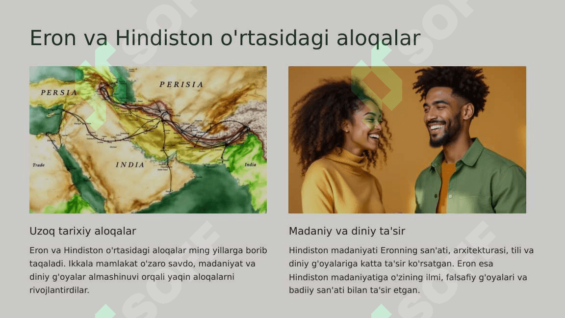 XII-XVII asrlarda Hindiston va Eron: Madaniyat va Savdo Aloqalari 2