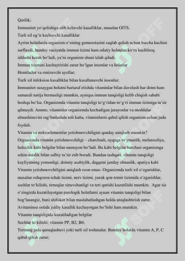 IMMUNITET BILAN ZAMBURUG'LI VA PARAZITAR KASALLIKLARNING BOG'LIQLIGI 2