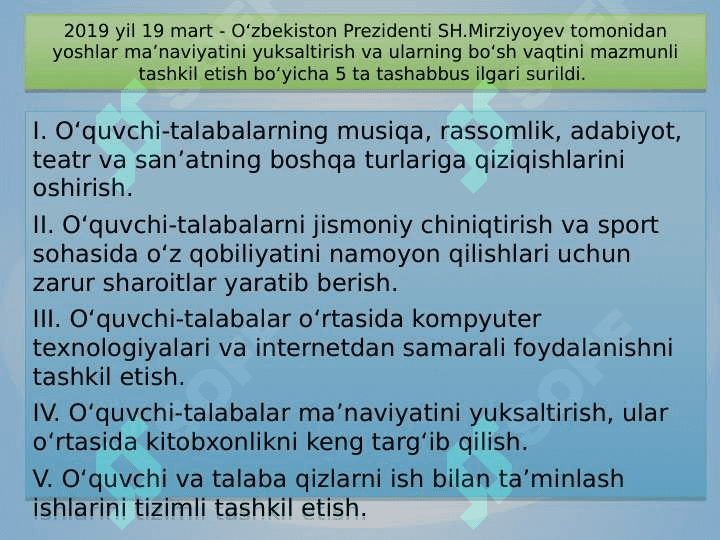 KADRLAR TAYYORLASH VA TA’LIM SOHASINI ISLOH QILISH 4