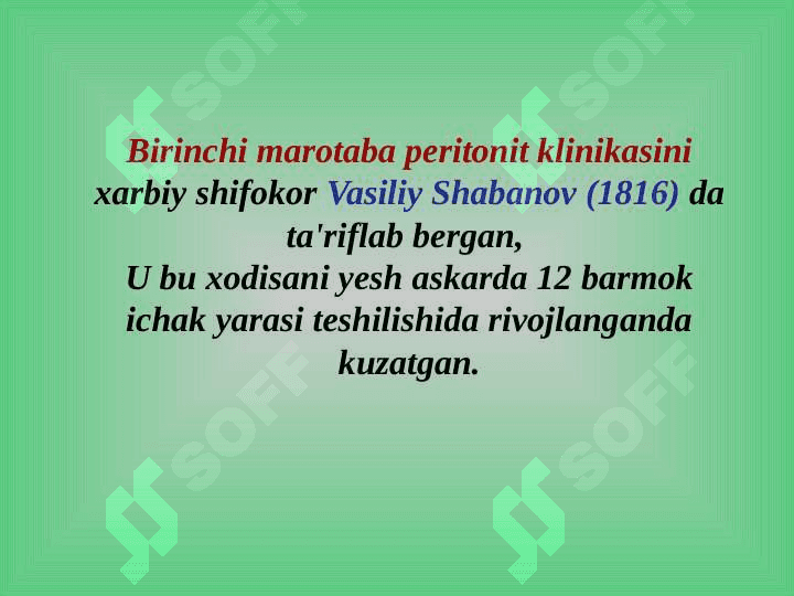 O'tkir peritonit ppt 2