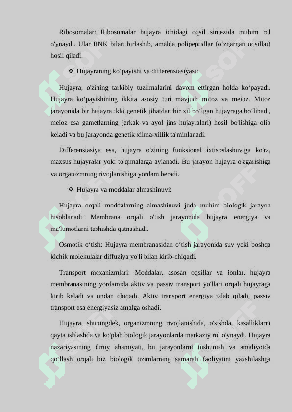 Hujayra nazariyasi 7