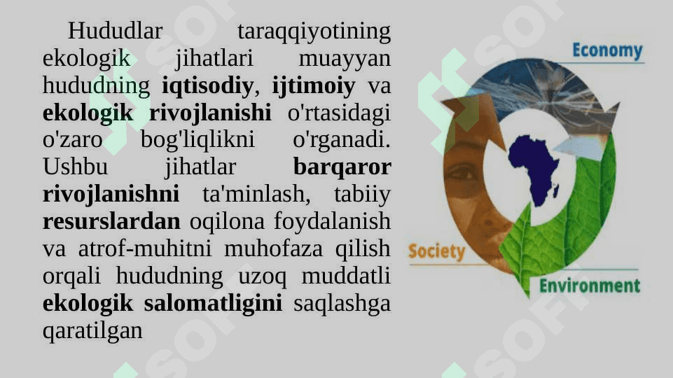 Hududlаr tаrаqqiyotining ekоlоgik jihаtlаri vа tаbiаtdаn fоydаlаnishning mintаqаviy muаmmоlаri 2