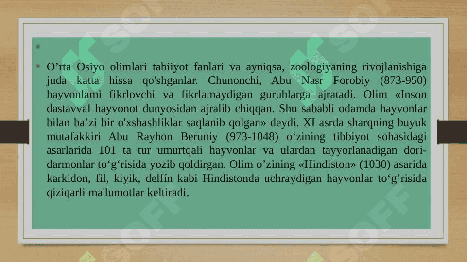 Respublikamizda oxirgi o’n yilliklarda paydo bo'lgan turlar 8