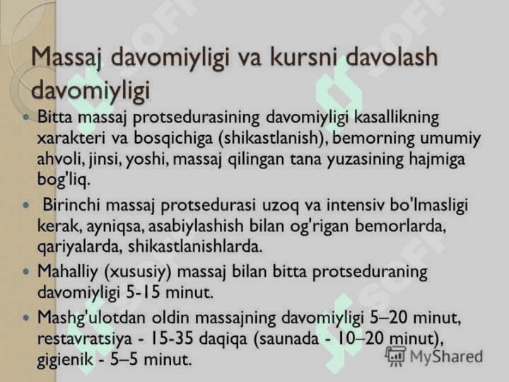 Davolovchi massaj 4