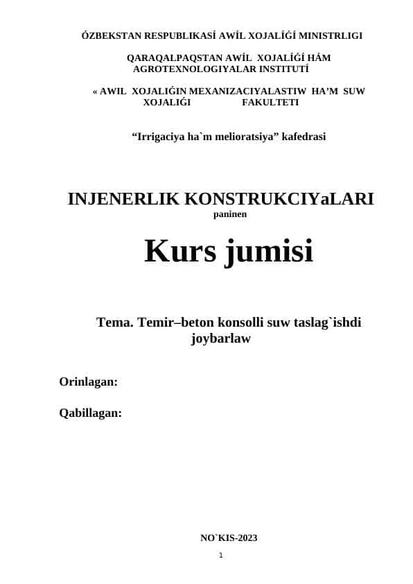Kurs ishi