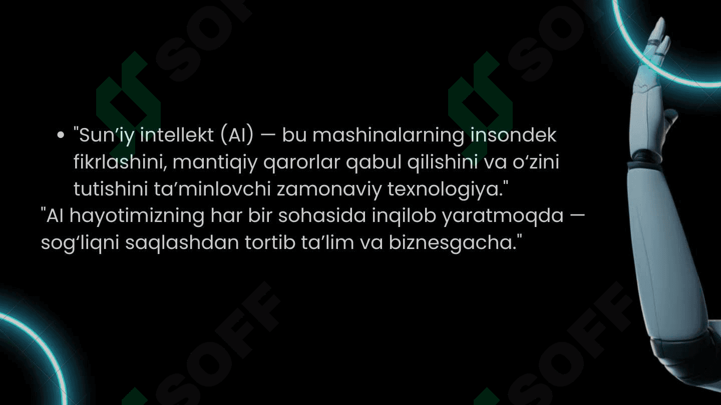 Sun'iy Intellekt: Kelajak Texnologiyasining Yuksalishi 2