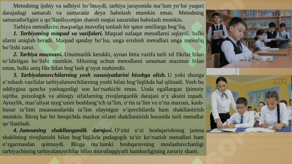 Ta’lim metodlari va vositalari 3