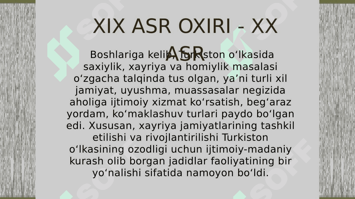 JADID MA'RIFATPARVARLARINING O'LKA IJTIMOIY-MA'NAVIY HAYOTIDA TUTGAN O'RNI (MUNAVVAR QORI, FITRAT, BEHBUDIY, AVLONIY) 3