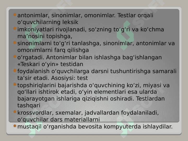 4-sinf ona tili darslarida axborot texngiyalaridan foydalanish metodikasi 4