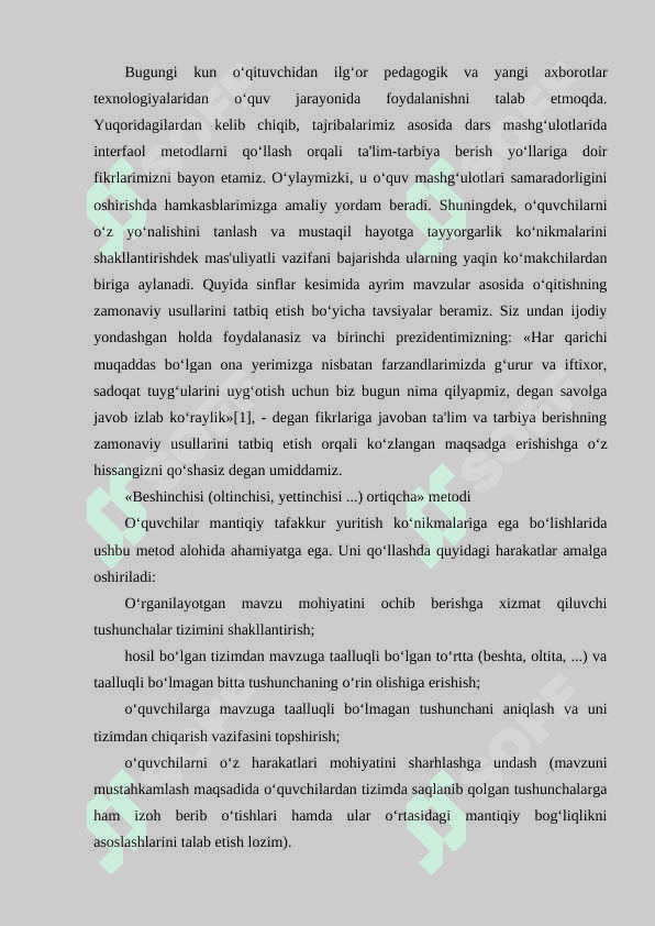 Darslarda o'yin metodidan foydalanishning ahamiyati 4