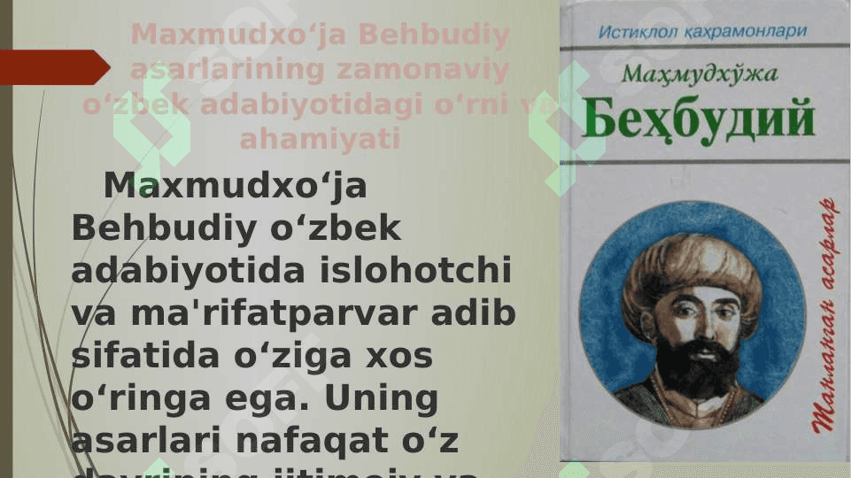 Maxmudxo‘ja Behbudiyning publitsistik asarlari tahlili 4